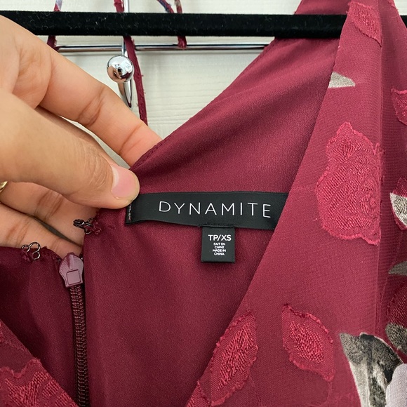 Garage Maxi dress in Dark Red - Picture 9 of 11